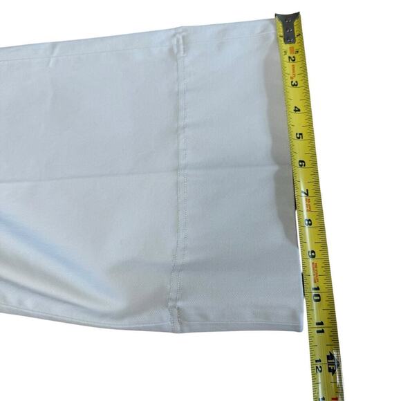 SPANX Stretch Twill Cropped Trouser Eggshell M Tall Slimming Women's Pants NWT - Picture 8 of 9